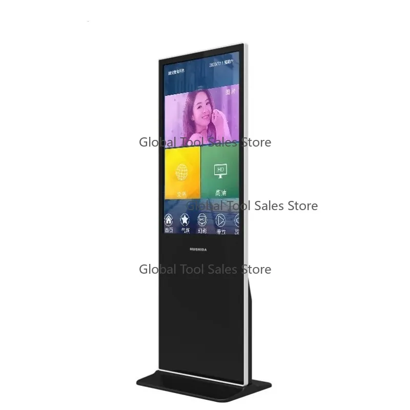 

32 Inch Floor To Ceiling Touch Screen LCD Advertising Display Screen, Digital Advertising Sign Digital Totem Display Screen
