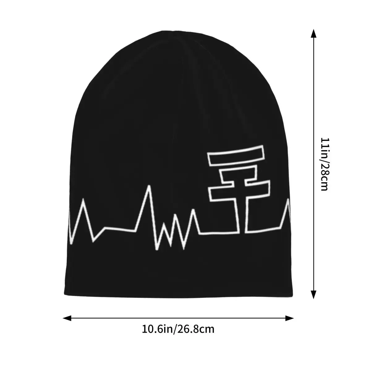 Tokio Hotel Heartbeat Autumn Winter Beanie Skullies Unique Logo Beanies Cap Women Men New Arrival Warm Dual-use Bonnet Knit Hat