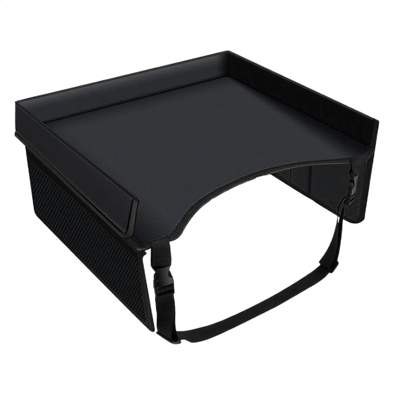 Car Seat Tray For Kids Foldable Multiple Pockets Waterproof Car Table Portable Large Capacity Table For Dining Drawing Car