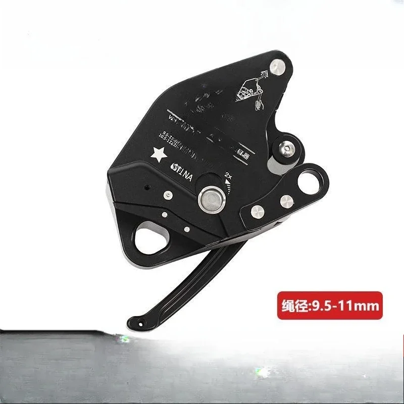 Aerial work electric lift retarder ccs rope rise and descent device, hand drill rock climbing rope climber