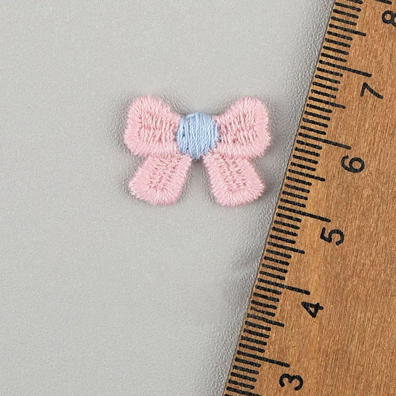 40 Stück Schleifen-Spitzen-Stickerei-Patchwork-Stoff, Blumen-Haarnadel, Schuh, Hut, Blumenmuster, Hosen, Socken, dekoratives Zubehör, Material – Detail 8