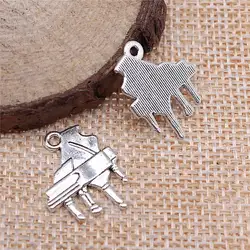 Phone Pendant Piano Charms Jewelry Making Supplies 21x16mm 10pcs