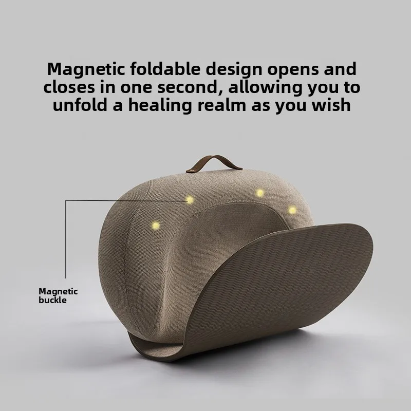 Pebble folding meditation mat, reading on the ground and playing cushion