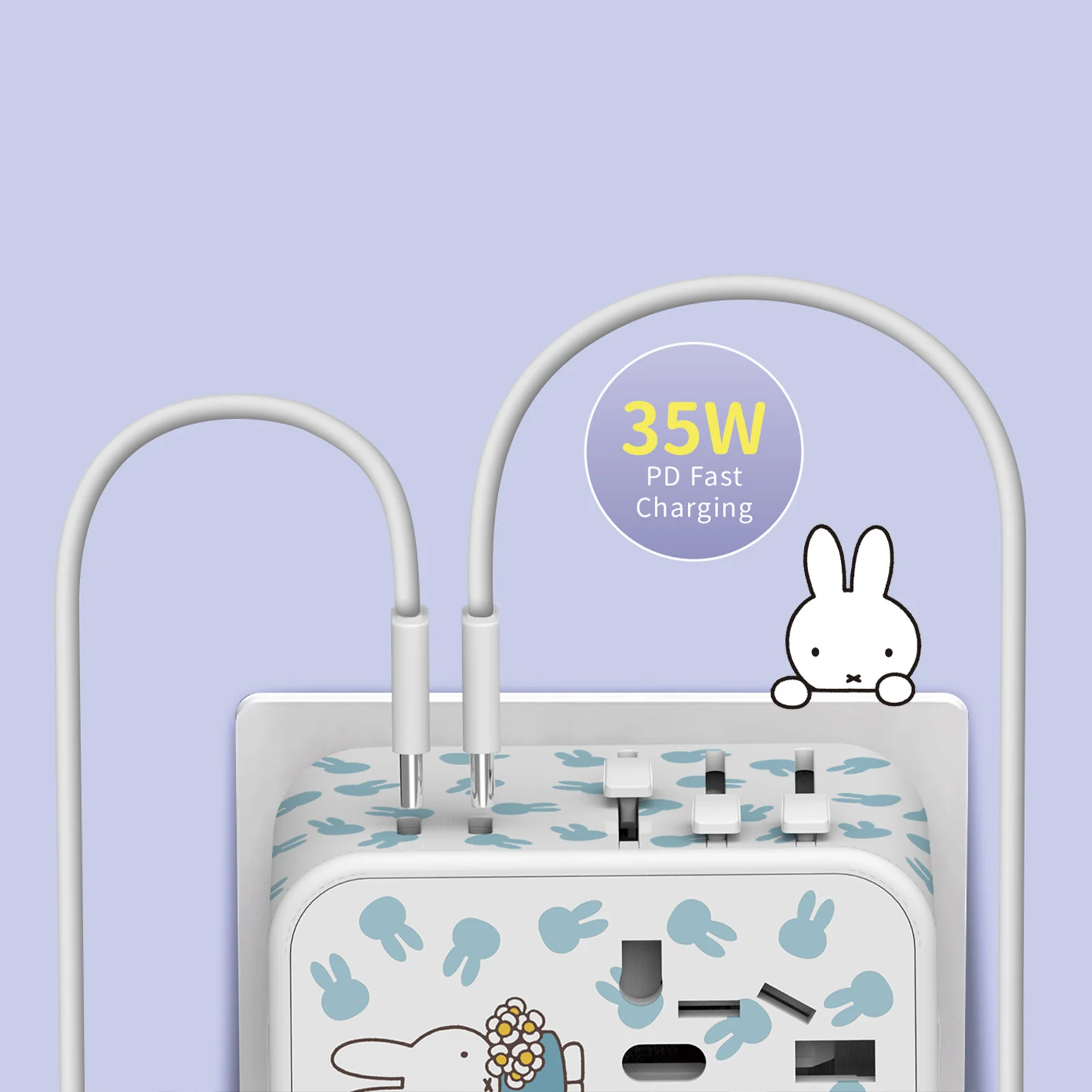 Adaptador de viagem universal MIPOW & MIFFY 35W