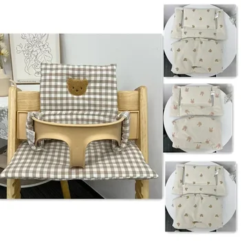 Soft Highchair เบาะล้างทําความสะอาดได้เด็กอาหารค่ําเก้าอี้สูงเบาะรองนั่ง Liner Mat Pad เบาะด้านหลังสําหรับ Stokk Trip Trap เก้าอี้สูง