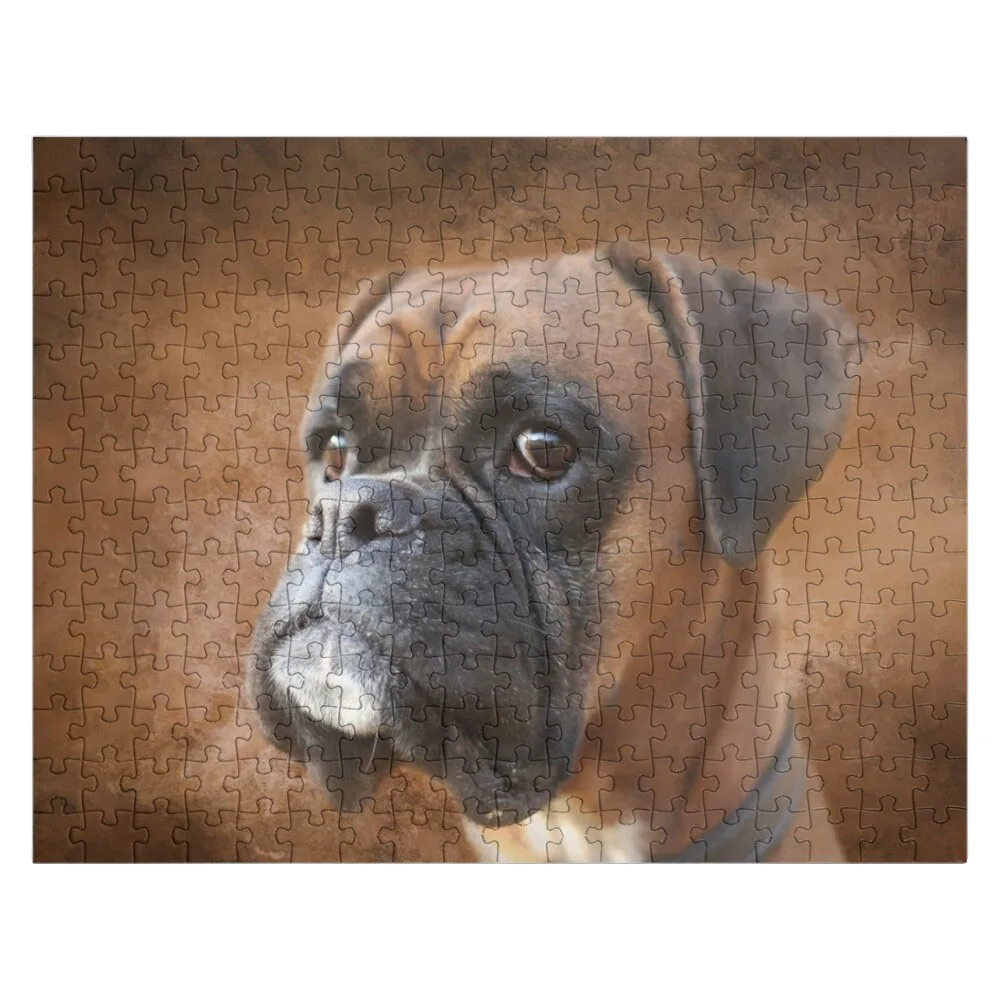 

Boxer Dog Two Jigsaw Puzzle Photo Puzzle Toys For Children