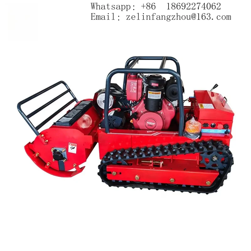 CE EPA Cordless Automatic Robotic Lawn Mower Industrial Small Crawler Remote Control Self Propelled Heavy Duty Pro Kit