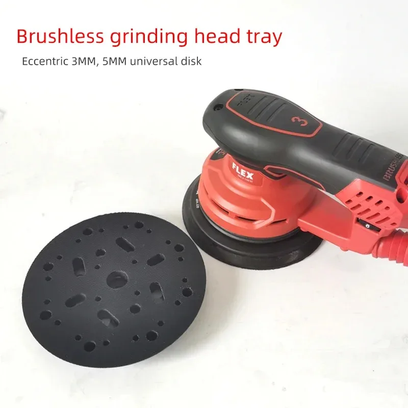 

Электрический лоток Flexx для сухой шлифовальной машины, наждачная бумага, круглое основание, карабин, аксессуары для наждачной бумаги, 6", 150 мм