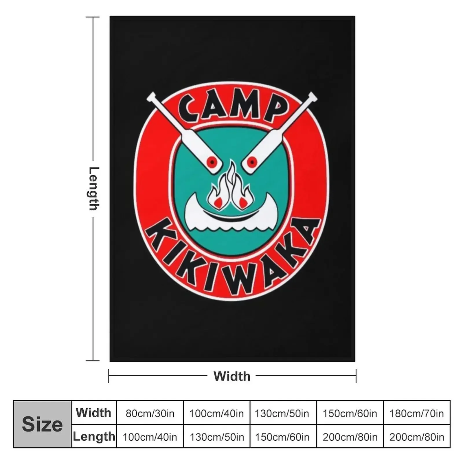 Camp Kikiwaka Throw Blanket warm winter Heavy Blankets