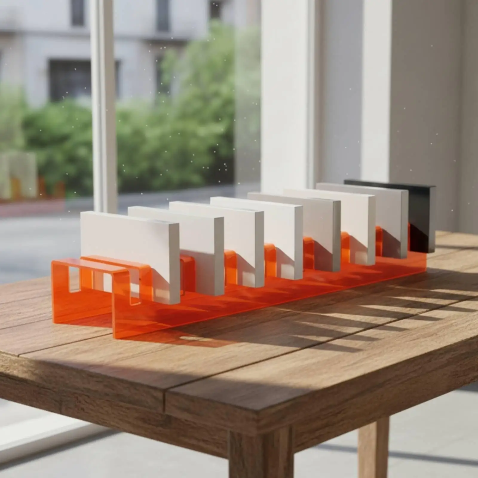 Tile Sample Display Rack Sturdy Acrylic Tile Display Stand No Assembly Required