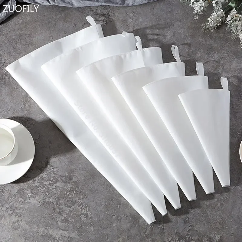 8/10/12/14/16/18 zoll Baumwolle Gebäck Tasche Wiederverwendbare Zuckerglasur-friedliche Taschen Kuchen fondant Dekorieren Gebäck Tipps Creme Cookie Küche Werkzeuge