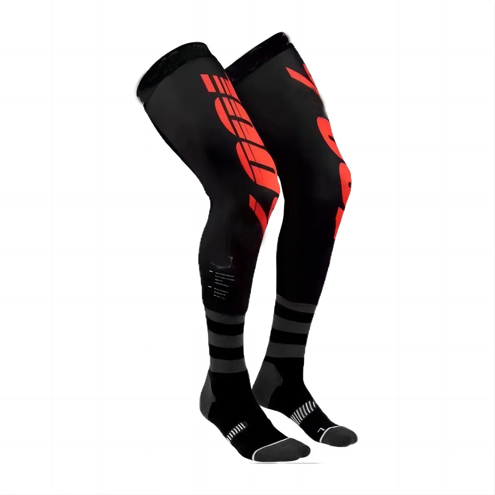 2024 new model 2 colour 100 MTB MX Knee Brace - New Long Socks for Mountain Bike Riding to Protect the Thigh