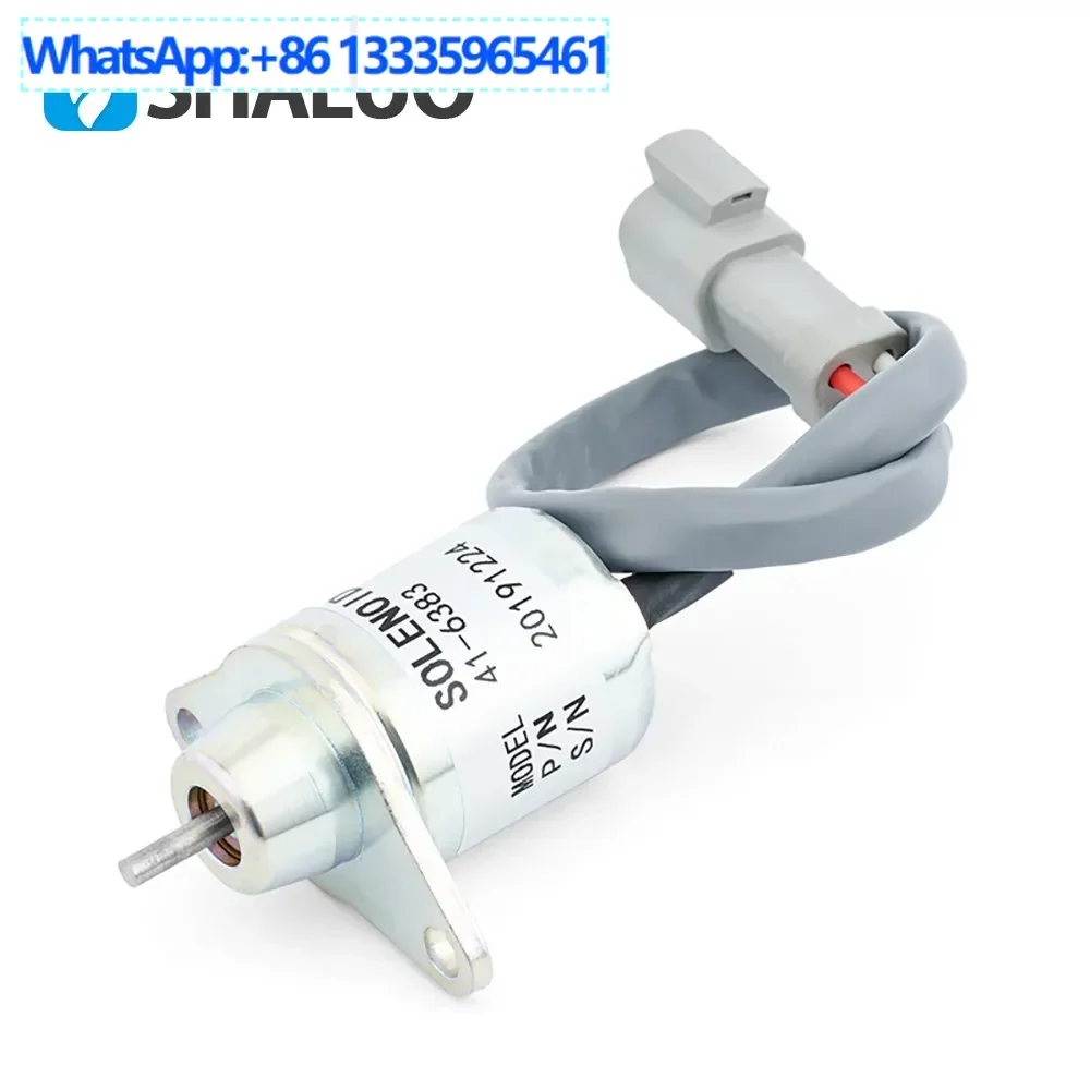 

Flameout solenoid valve 41-6383 Oil cut solenoid valve 12V flameout switch, stop solenoid valve