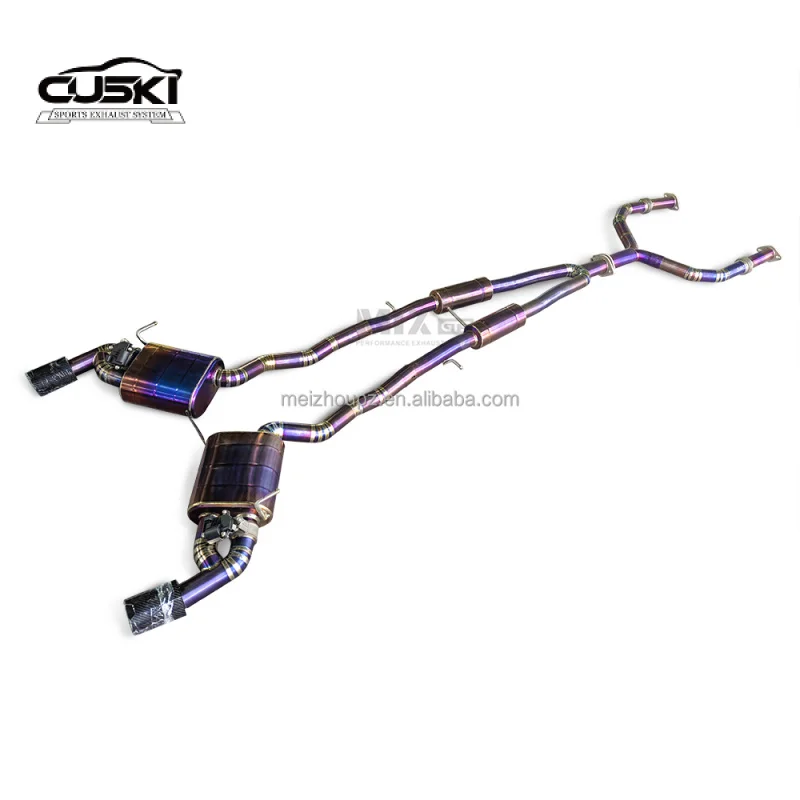 Catback Exhaust for Infiniti G37 3.7 Four Door 2010-2018 Titanium Alloy Valve Electronic Muffler Car Exhaust Power Upgrade
