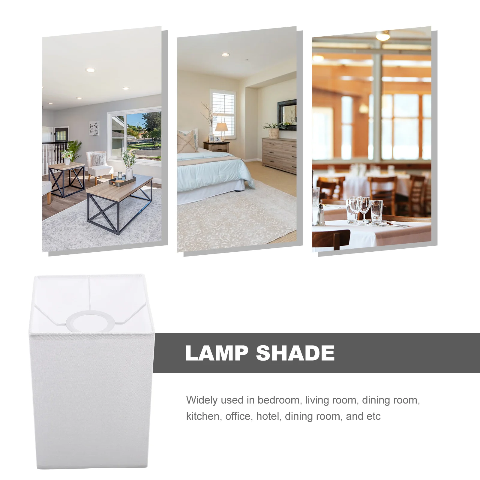 Square Table Lampshade Replacement Simple Floor Light Tc Shell Long Shades for Unique