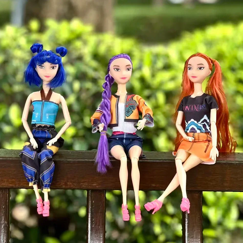 Anime nuevo KPop chasseurs de démons muñeca vinilo juguete Rumi Mira zoi personaje vinilo máscara estatuilla regalo de cumplea % 2026