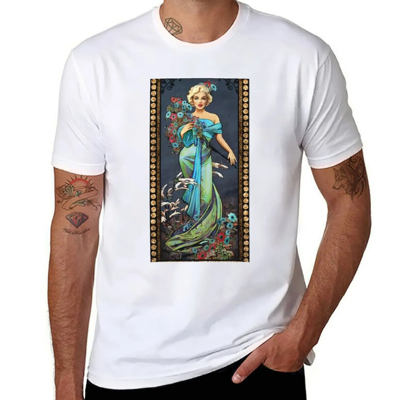 

MM mucha like blue T-Shirt man t shirts for men man graphic t shirt T-Shirt