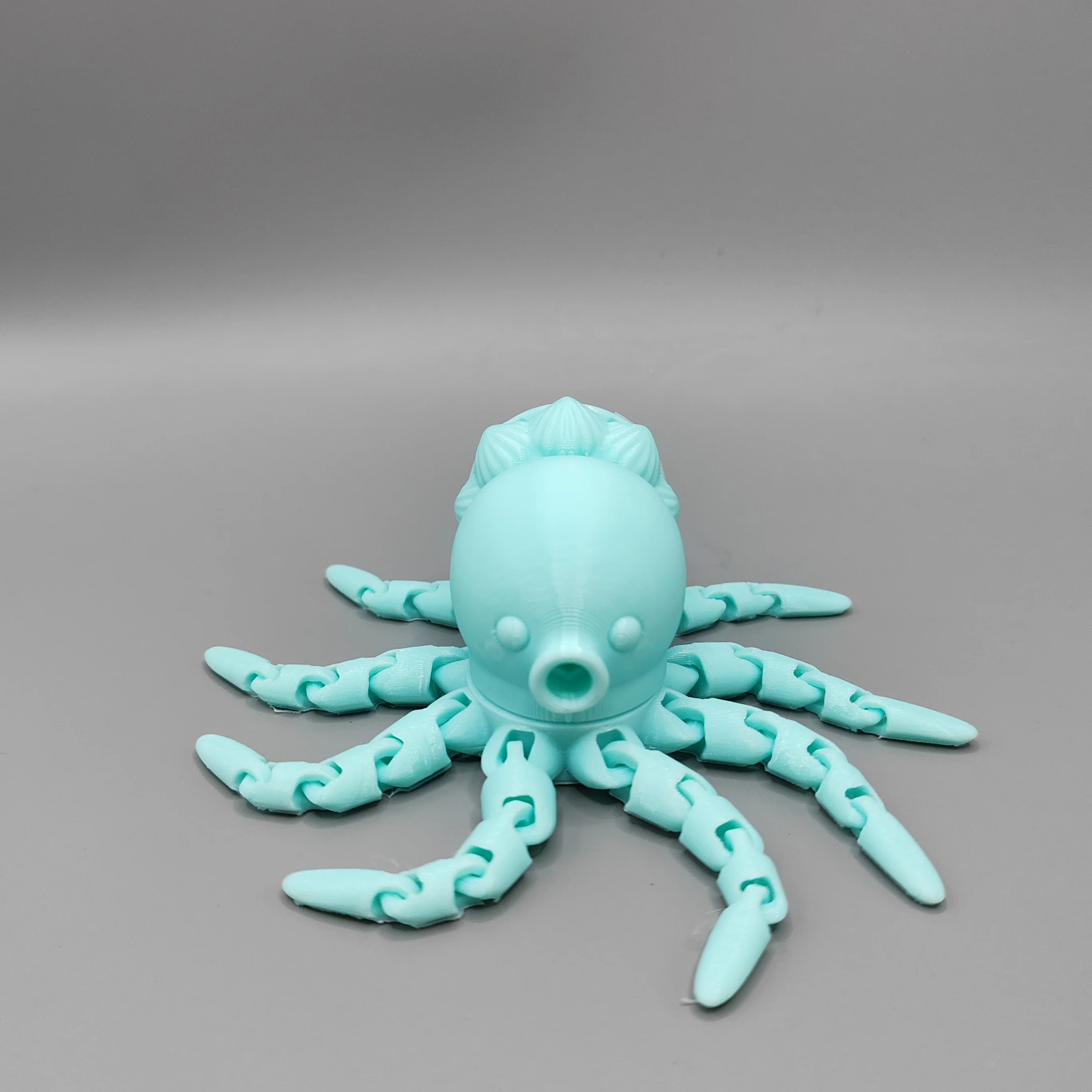 3D Printed Articulated Octopus Fidget Toy, Movable Joint Sea Animal Stress Relief Sensory Toy for Kids Adults