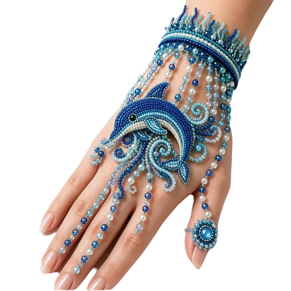 Animal Design Animal Shaped Bracelet Beginner-Friendly Non-Finished Products Jewelry Making Set Hand Jewelry Craft