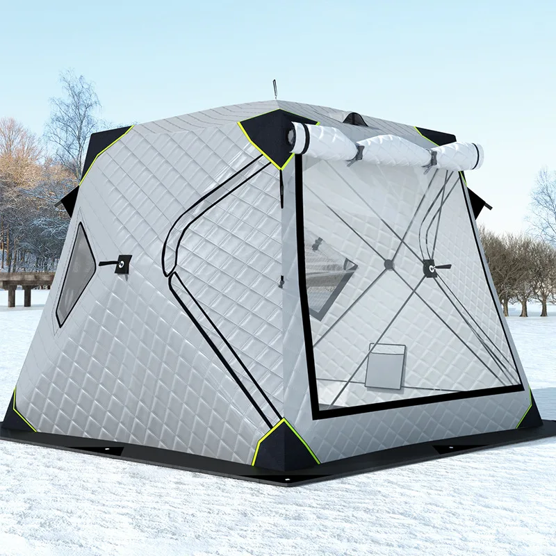 Ice Fishing Tent Winter Fishing Cotton Thickened Winter Camping  Ice Fishing House Warm Tent Windproof And Cold-proof