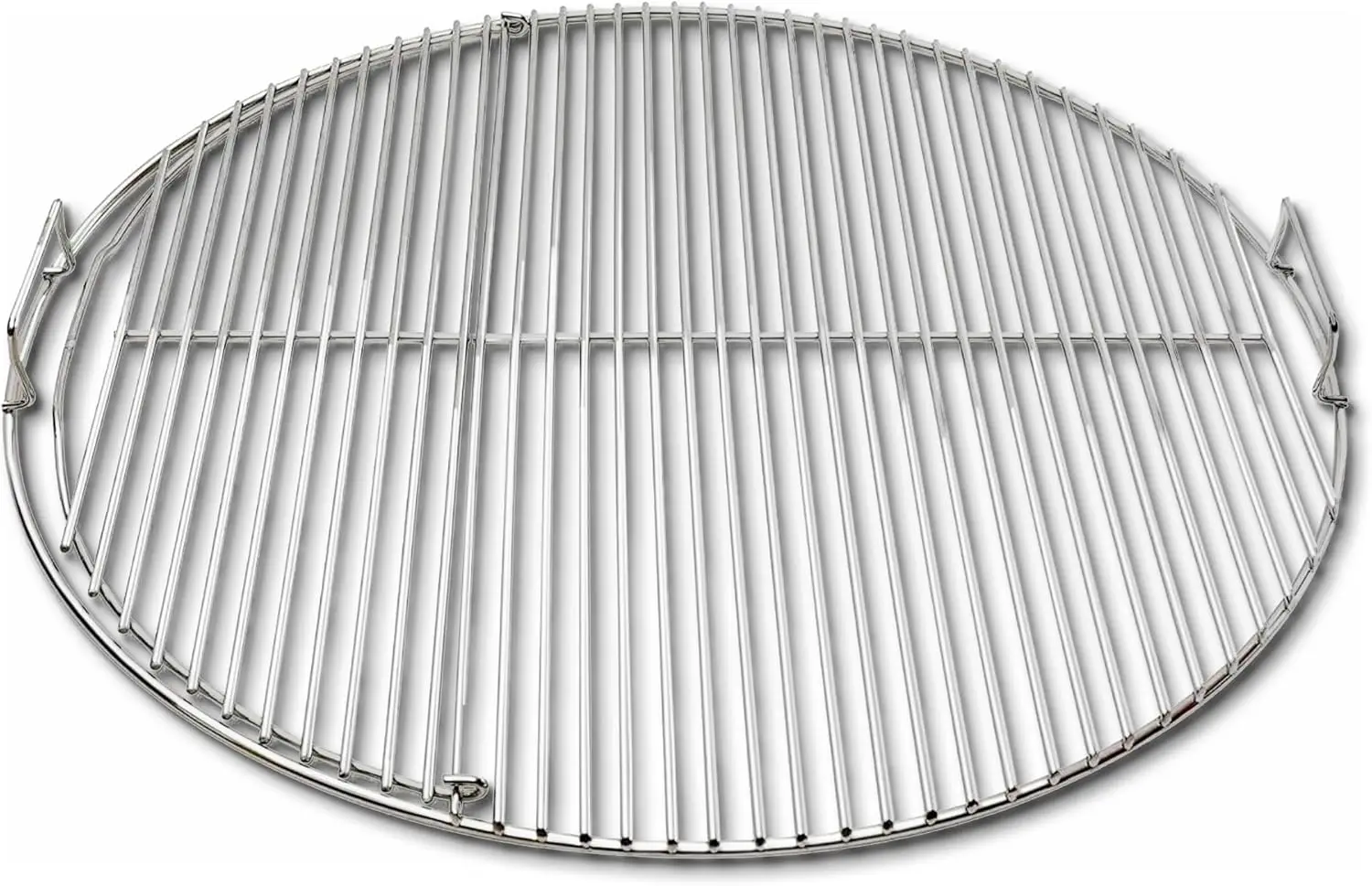 

Large Hinged 304 Stainless Steel Grill Grate for 22" Kettles, Perfect 2-Zone Cooking, Weber Compatible