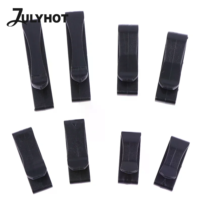 10Pcs/Pack Quick Slip Keeper Buckle End Clip Slider Black For Camping Hiking Backpack Adjusting Strap Webbing 20-51mm