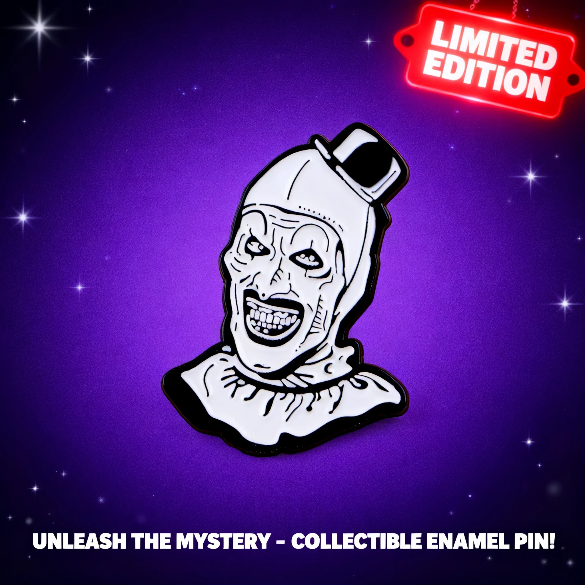 

Funny Clown Enamel Pin Horror Badge Halloween Decoration Cosplay Accessory Lapel Pin Brooch for Women Backpack Jacket Bag Cos