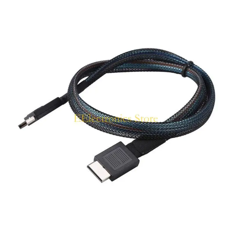 B03C 16Gbps Hard Disk Cable Oculink SFF-8611 Pcie4.0 Array Card Connection Cable Data Transfer 16Gbps 0.5m