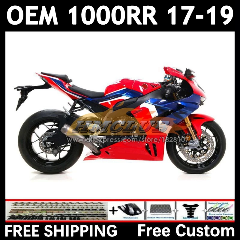 OEM Body For HONDA CBR 1000RR 1000 CBR1000 RR CC 79No.65 CBR1000RR red blue 17 18 19 1000CC 2017 2018 2019 Injection Fairing