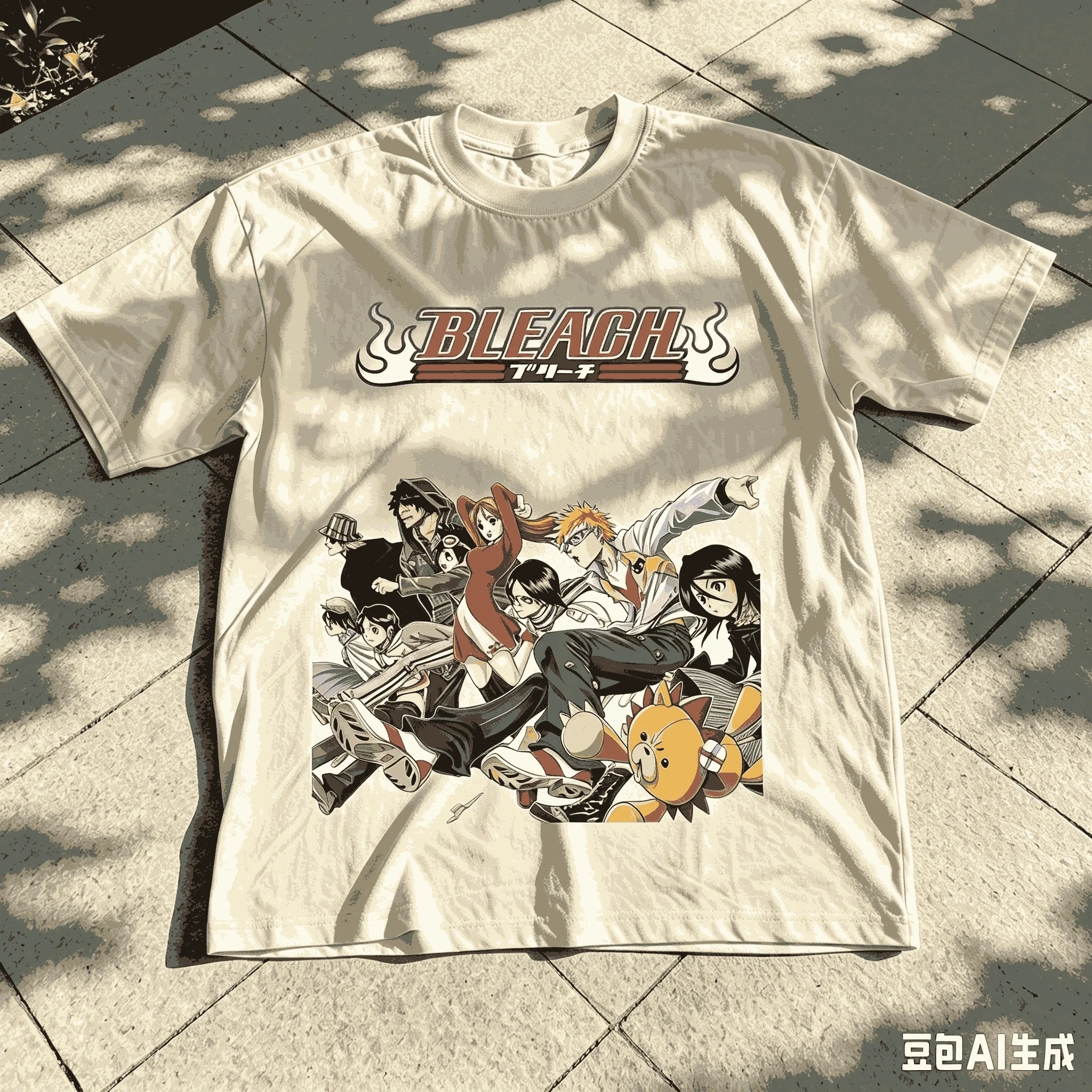 Bleach Anime Lover T-shirt Oversized Unisex Streetwear Trendy Cotton Print T-shirts for Men Women Fashion Breathable hot product view 3