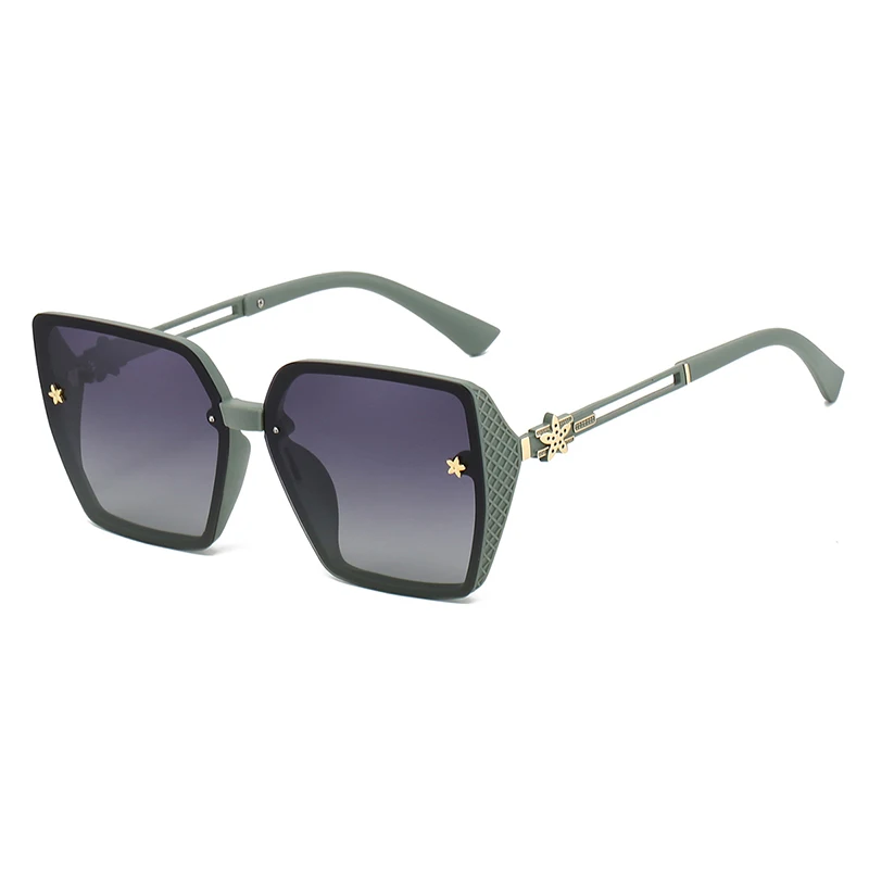 الاستقطاب عالية الجودة مربع النظارات الشمسية النساء الرجال التدرج الاتجاه العلامة التجارية نظارات شمسية الترفيه التسوق الذكور الإناث نظارات الصيد