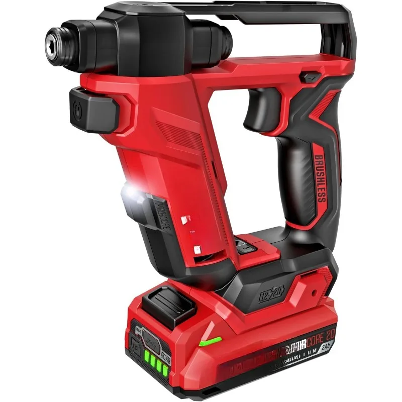 

Brushless 12V/20V Flip Drill, 20V Kit Including 2.0 Ah USB-C Battery and Charger-DL6300D-12