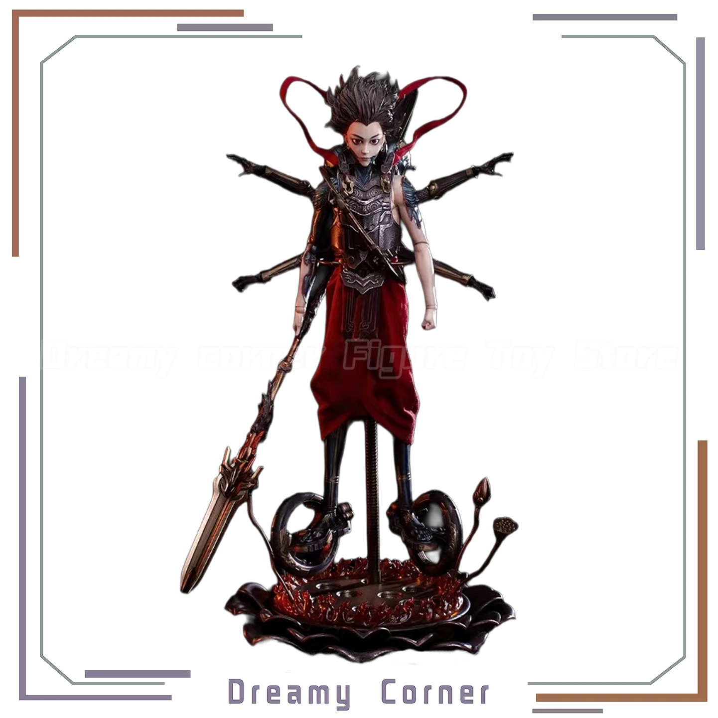 

【В наличии】Atoys AT-001 Dark Myth Ne Zha 1/6 Фигурка Игрушки Подарки Украшения
