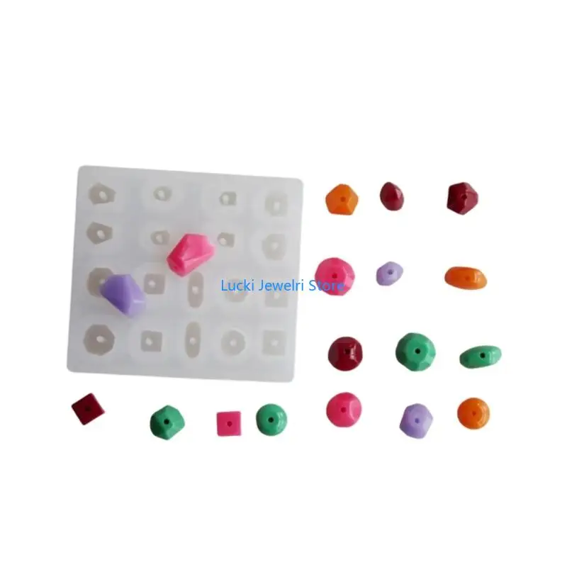 

193E Многофункциональная силиконовая форма для ювелирных бусин, смоляные формы, силиконовые принадлежности для рукоделия, легко