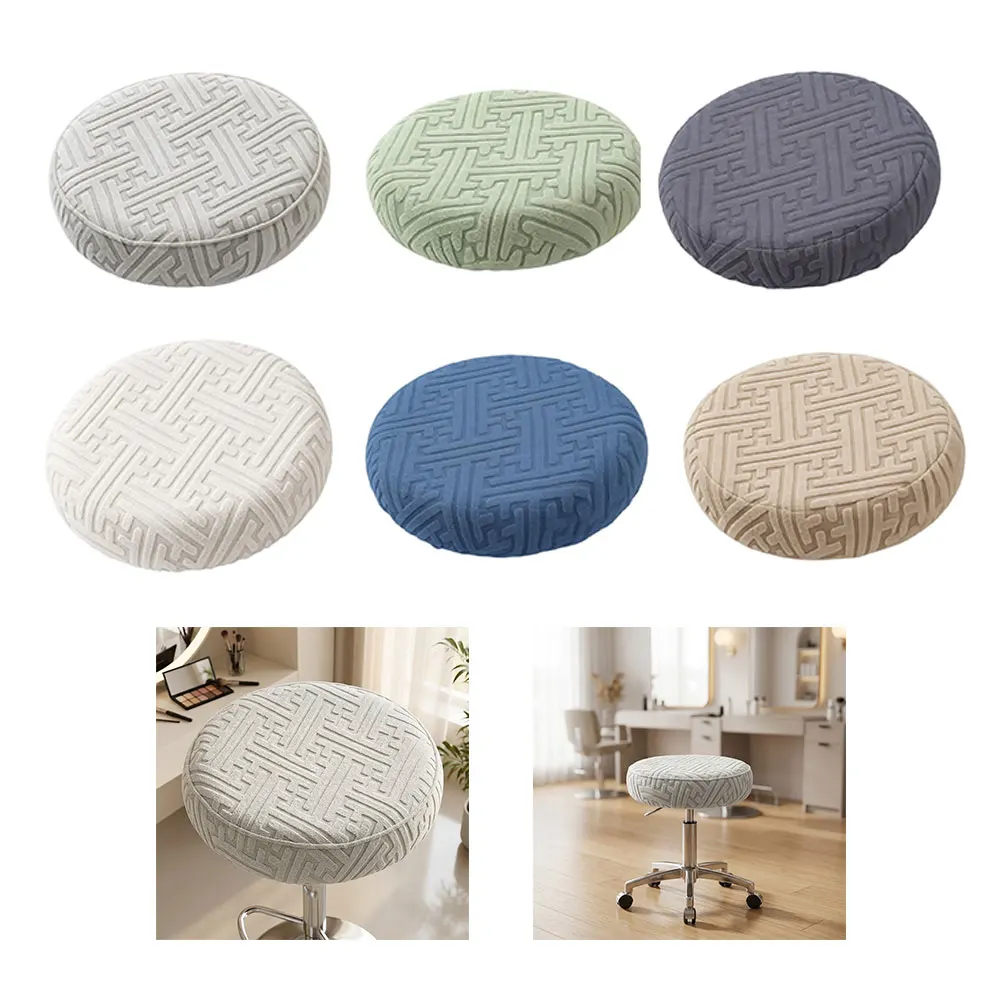 Cover for Round Chairs 30 36 cm Diameter Features Fabric Composition That Resists Fading and Holds Shape Through Wash Cycles
