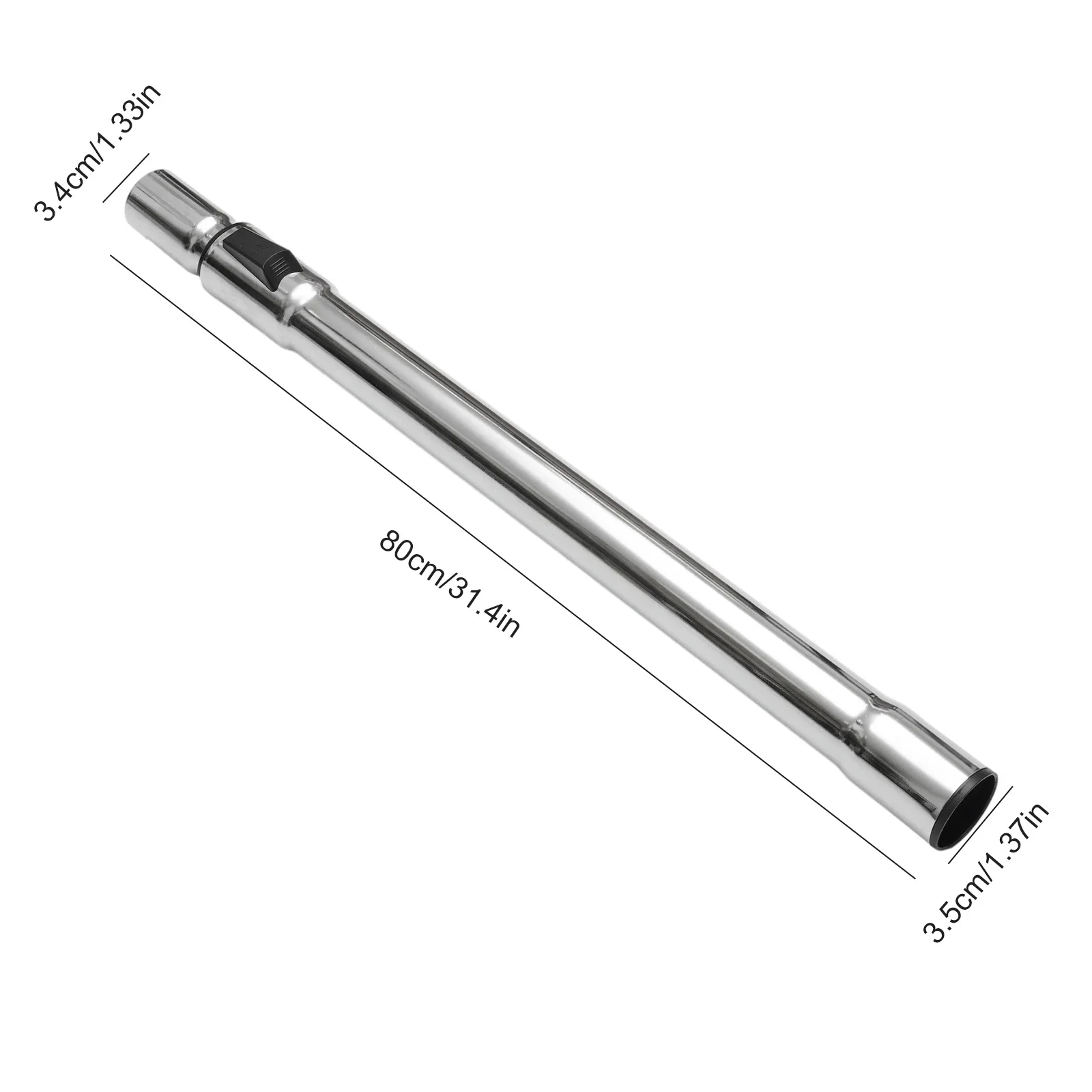 35mm Extension tube Parts Replacement Telescopic Rods Vacuum Cleaner Adjustment Attachment Cleaning Convenient