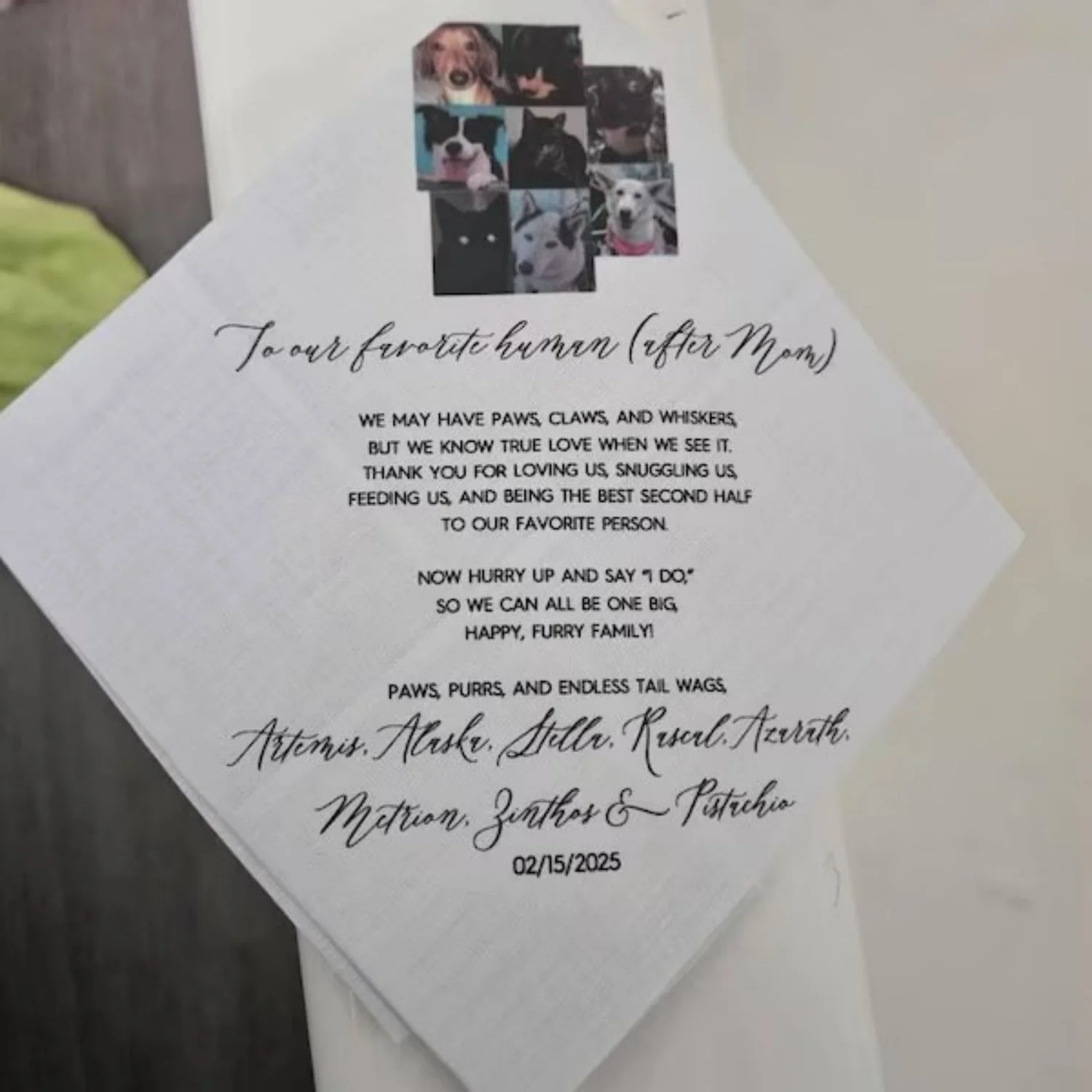 Groom Handkerchief …