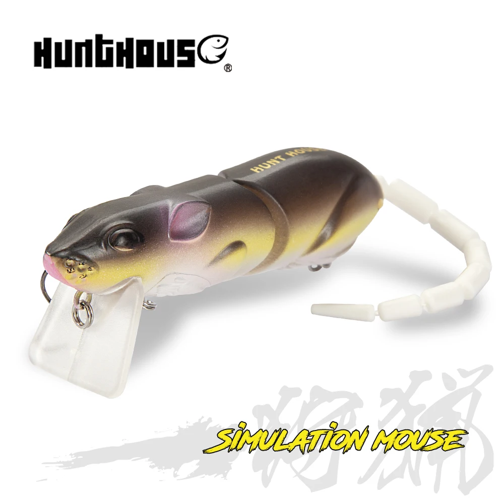 

hunthouse Mouse Lure Swimbait Rat Fishing Bait Fishing Lure 85mm/17g With Hook Fishing Tackle minnow crankbaits pike lure