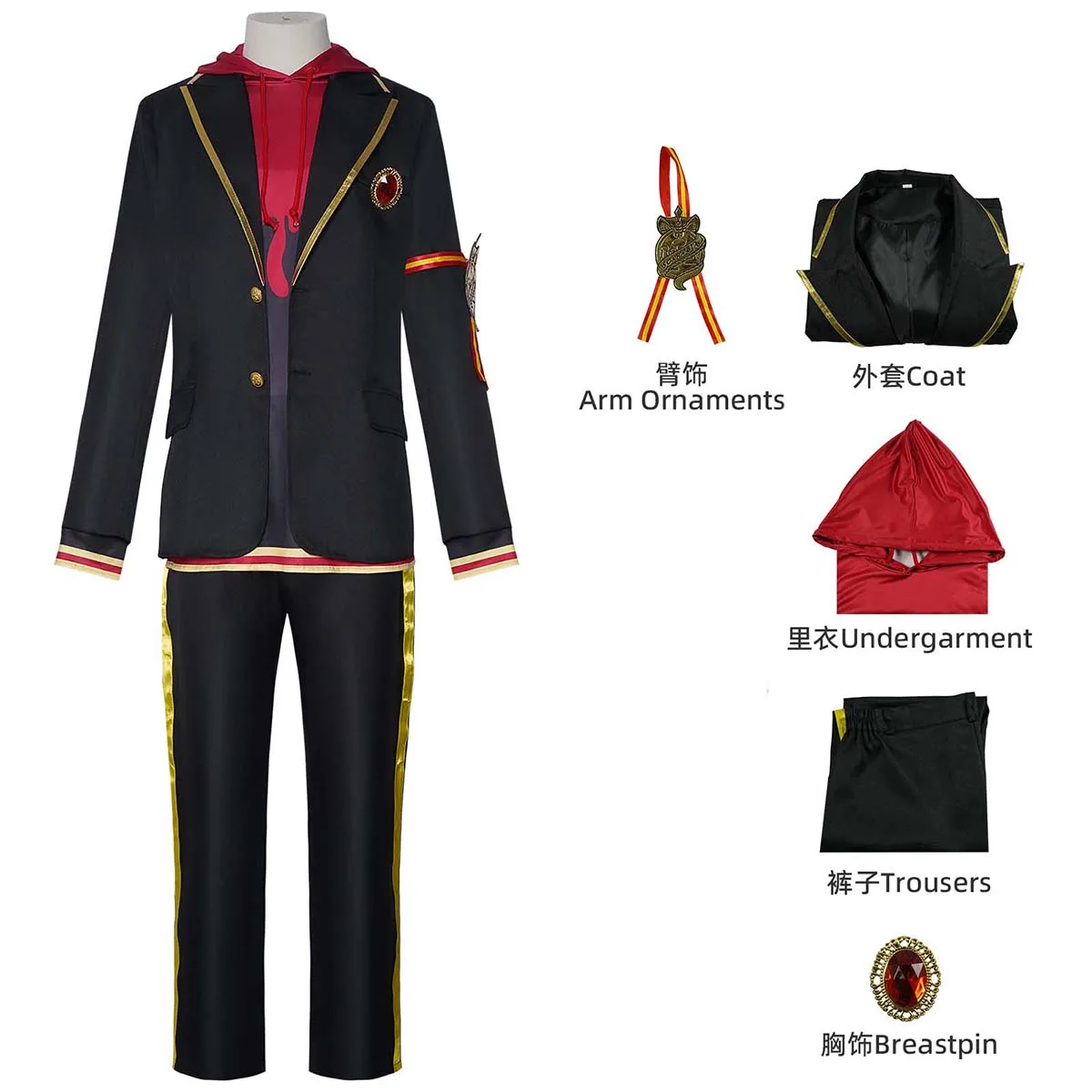 Game Twisted-Wonderland Scarabia Jamil Viper Cosplay Costume - Image 6