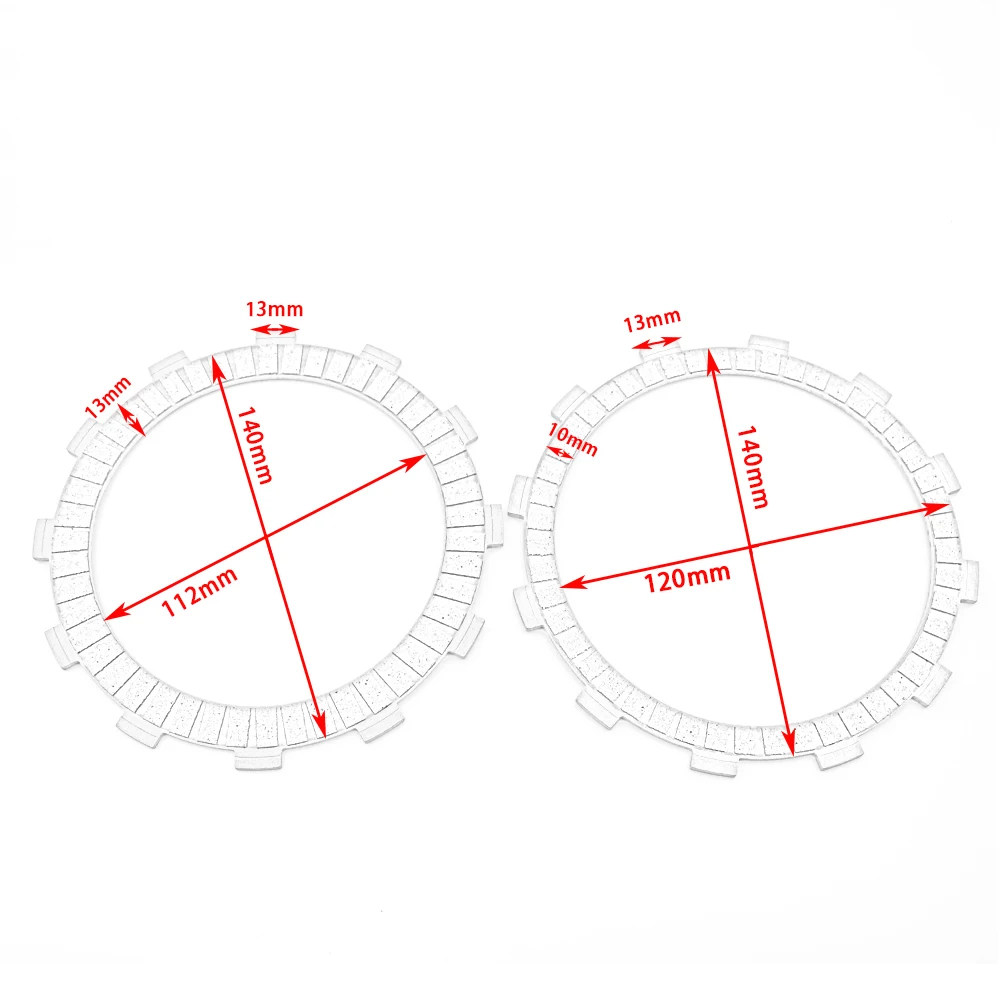 Motorcycle Clutch Friction Discs Plate Set for Honda CBR1000RR Fireblade CBR1000 2008 2017 VFR1200 FA 2010 2015