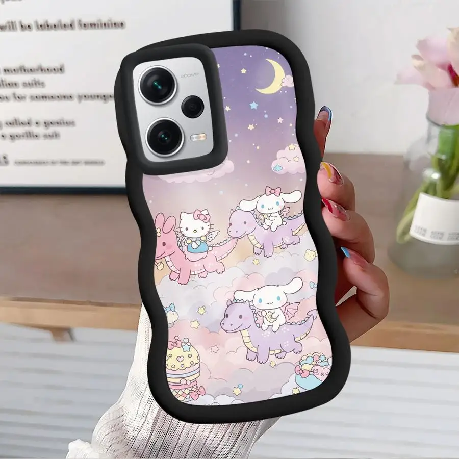 حافظة لهاتف Xiaomi Redmi A1 + A2 Plus 10A A5 10C 9T 12C 14C 9C A3 13C غطاء هاتف ناعم مرحبا كيتي سانريو