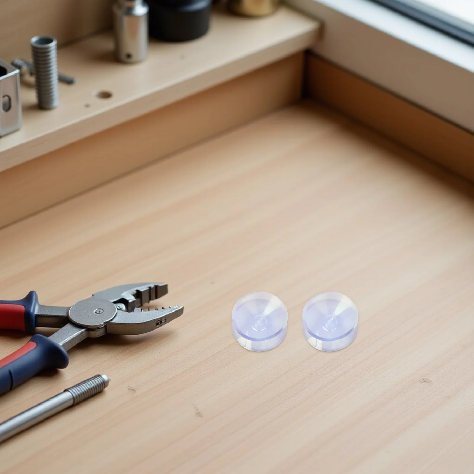 

20pcs Suction Cups Anti Slip Pad Glass Table Spacers Double Sided Soft Glue Pads PVC Non Slip Rubber Furniture Parts Home Decor