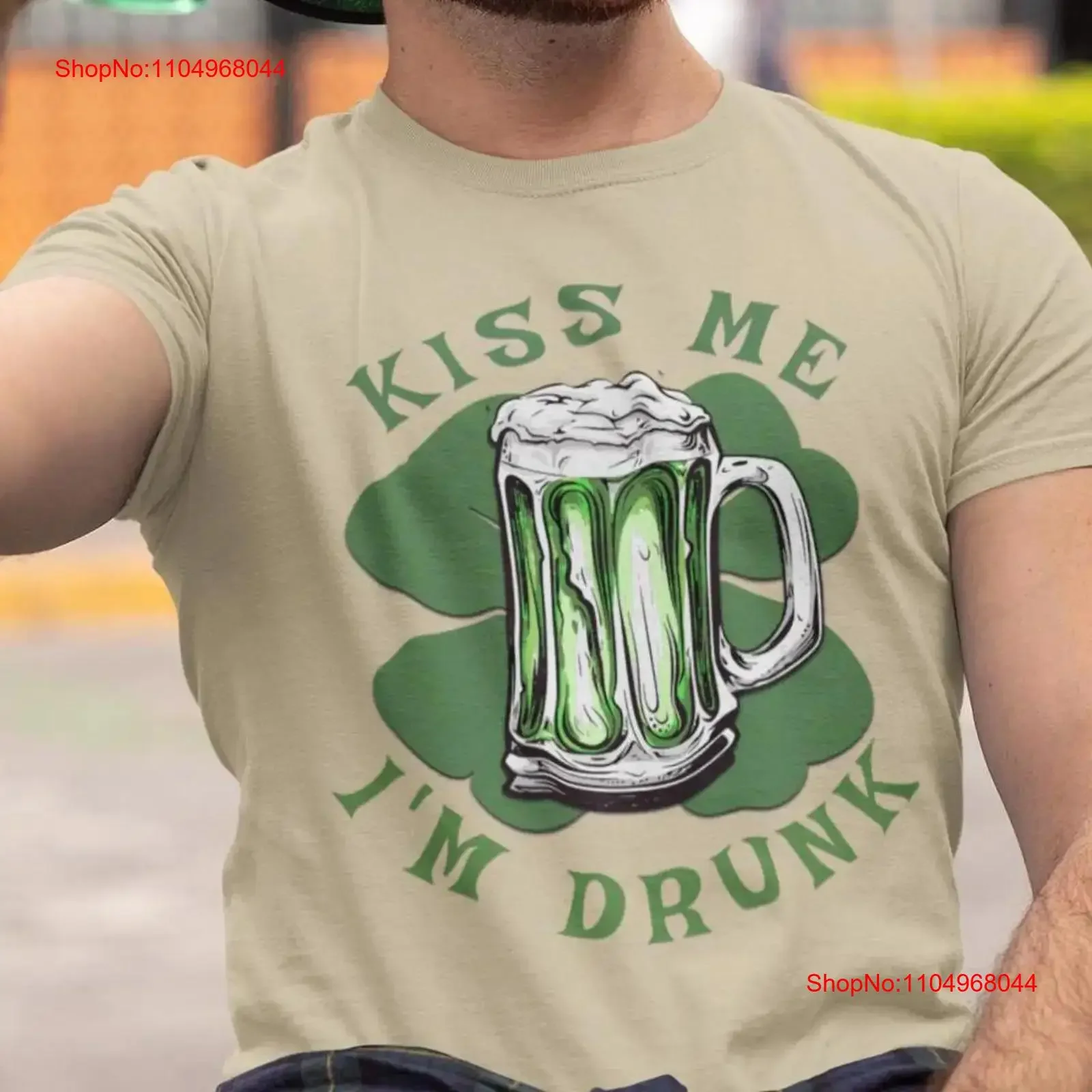 Camiseta del Día de San Patricio Kiss Me I'm Drunk, uniforme divertido de paddy para beber, Irlanda irlandesa, perfecto, vintage, lavado, suave, informal