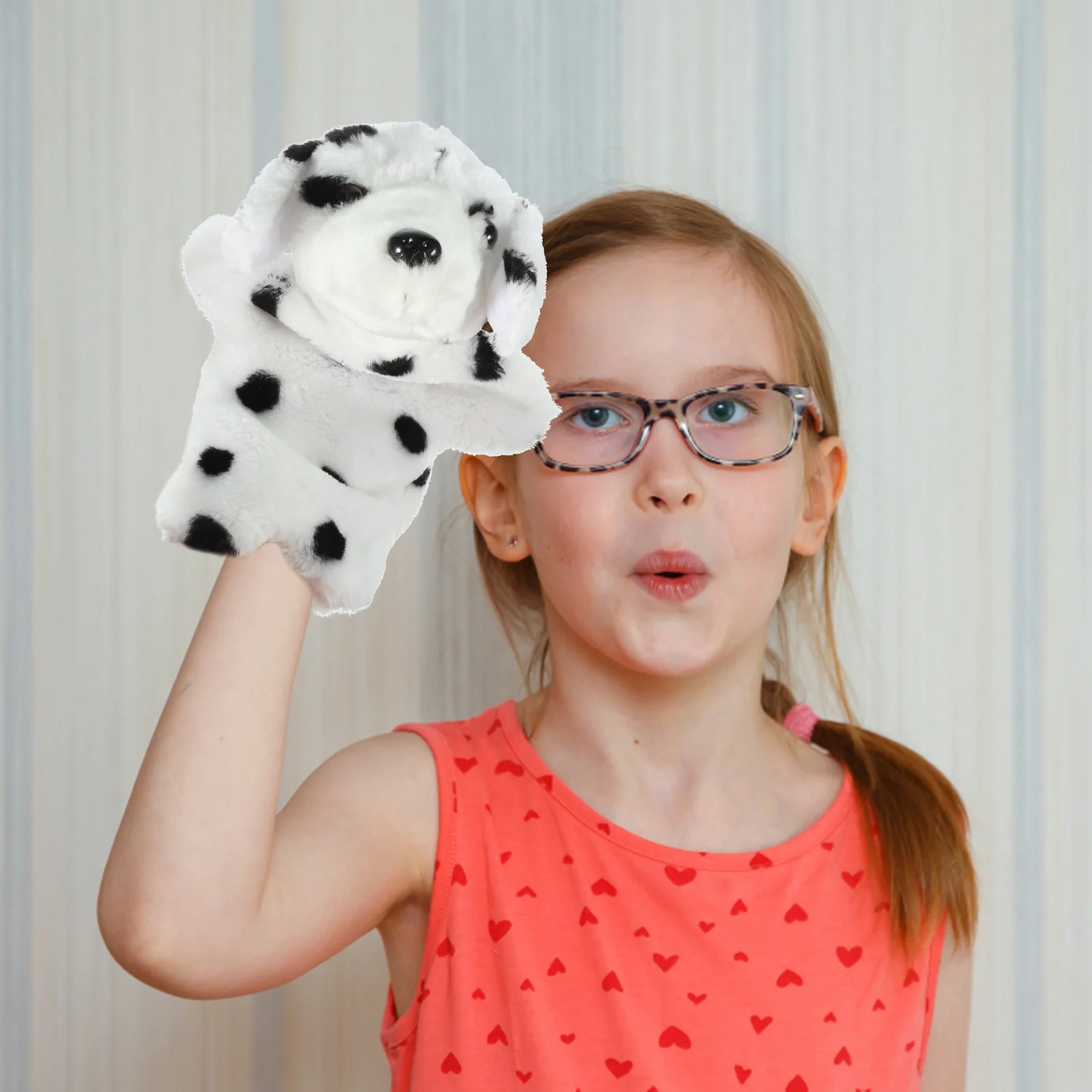 Dekorative Handpuppe Spielzeug Früherziehung Puppen Plüschtier für Kinder Eltern-Kind