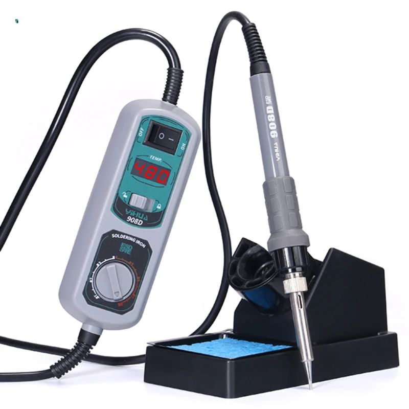 YIHUA 908D Portable Electricity Soldering Iron Soldering Station Adjustable Welding Machines Precision Components Welding Repair