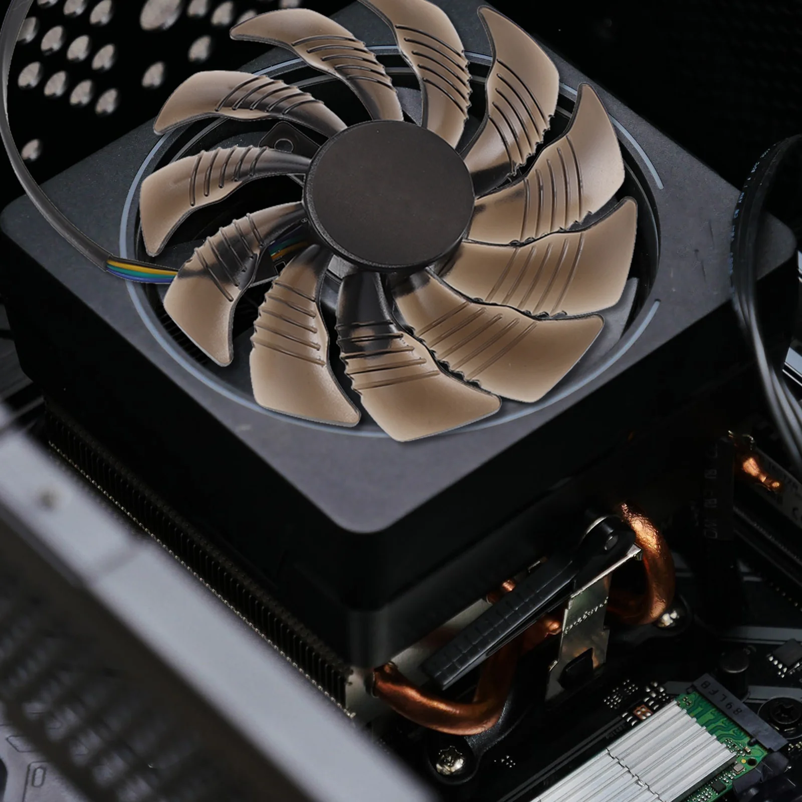 

1pcs Plastic Gaming Video Fan Mini Cooling Replacement Compact Cooler For Graphic Cards Durable Long Lasting Safe For Pc