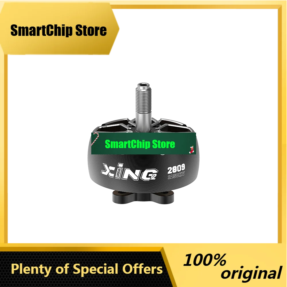 SmCpiFlight XING2 2809 1250KV / 800KV / 1600KV 4-6S FPV Motor Unibell With 5mm Titanium Alloy Shaft For FPV