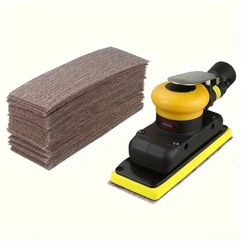 Rectangular Sanding Paper 10Pcs Accessories Vacuuming Sandpaper Sanding Disc Abrasive Paper For 70*198mm Sander Tools