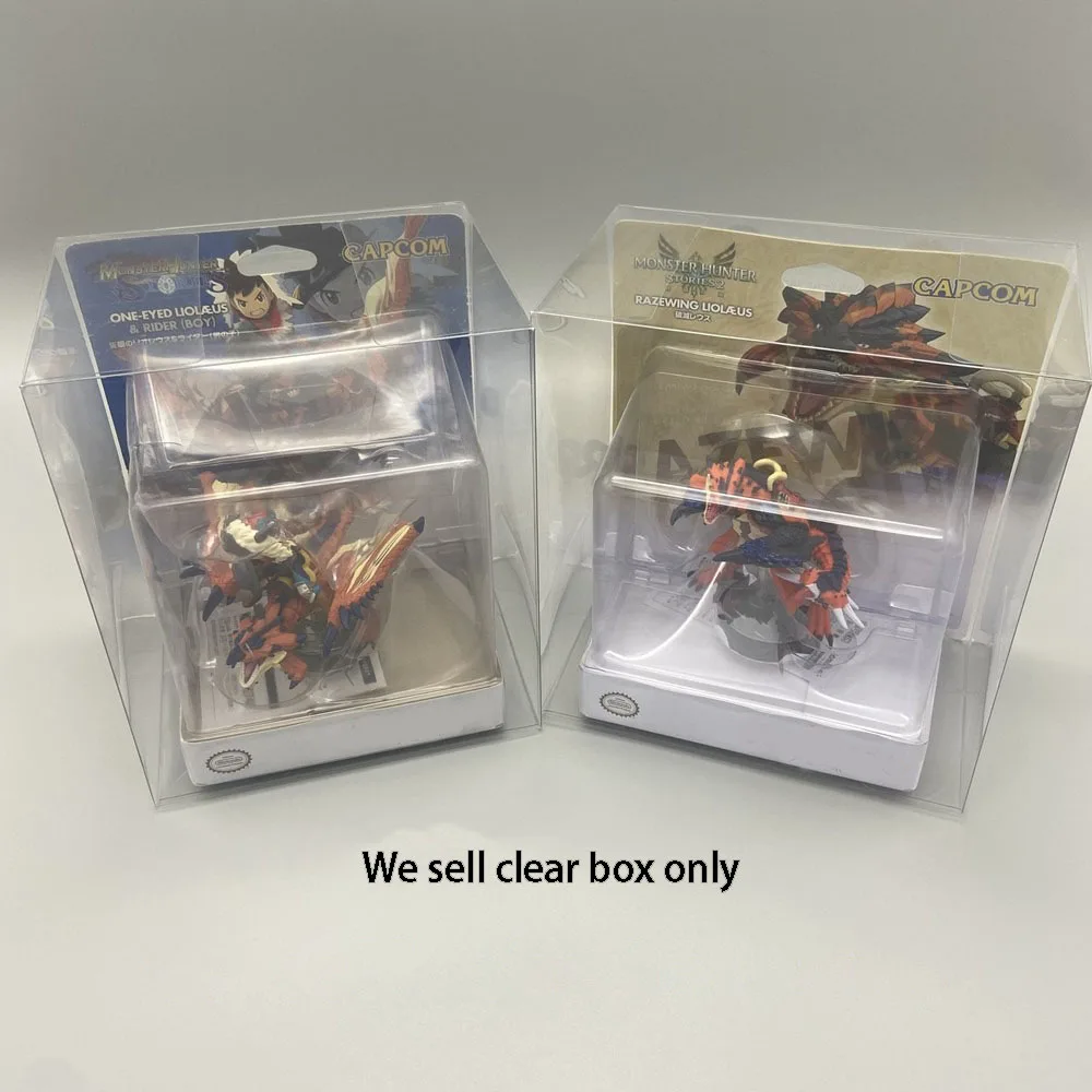 

Transparent PET protective cover For ami-ibo Monster Hunter Tales limited version storage display box Collection case