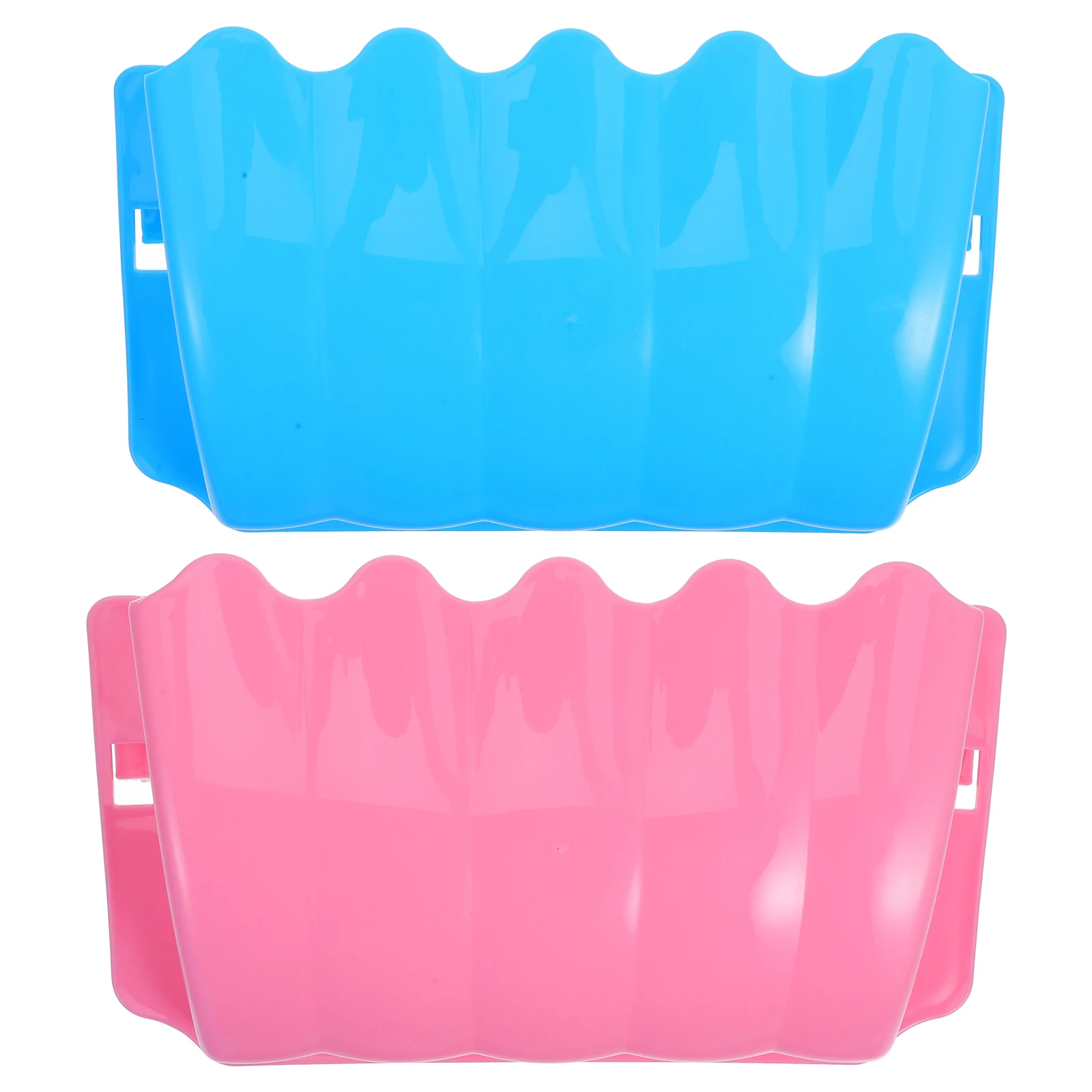 

2 Pcs Small Animal External Grass Frames Durable Plastic Easy Feeder Rabbit Guinea Pig Hay Holder Supplies